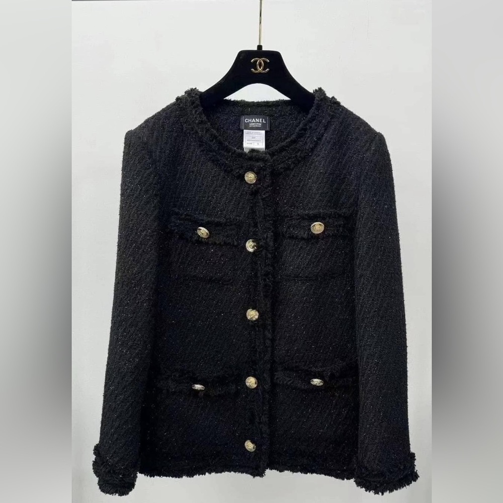 Chanel (uniform) Authentic black wool jacket